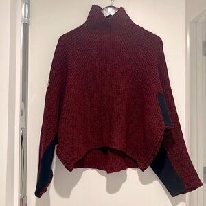 Zadig and Voltaire burgundy Lola sweater